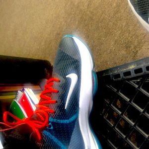 Nike LeBrons IV size 11 red white blue